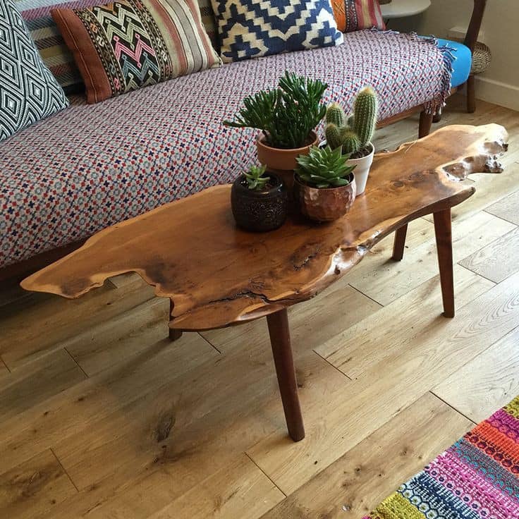 TABLES Basse en Tronc d'Arbre — photo 4