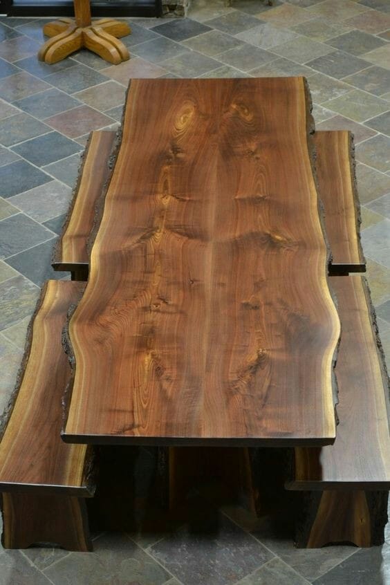 TABLES Basse en Tronc d'Arbre