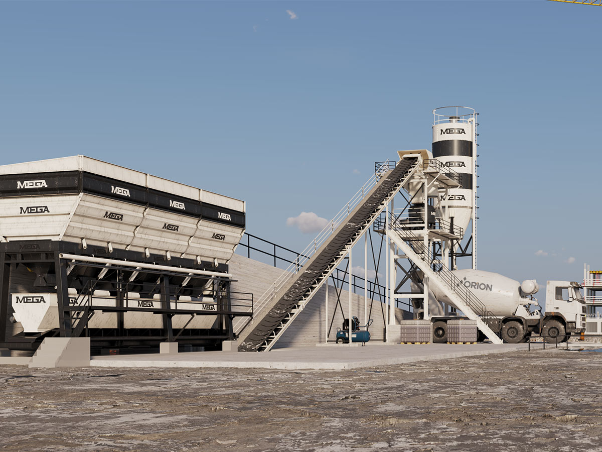 MEGA CENTRALE À BÉTON 30 m3 - MALAXEUR À BÉTON ‘PAN’ - EXPÉDITION GRATUITE — photo 3