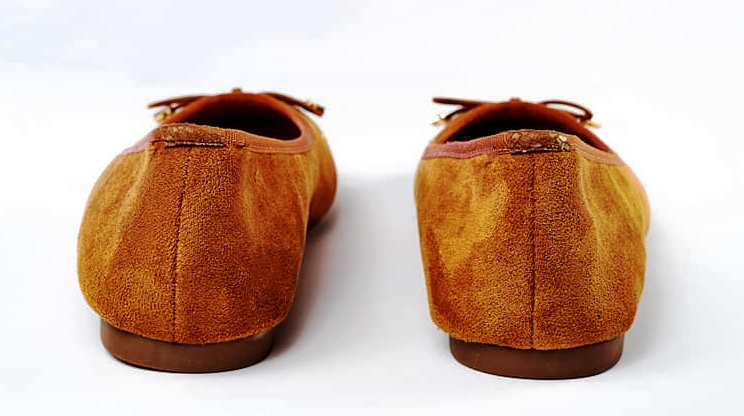 ​​​​​​​Ballerines Bout Reptile En Daim — photo 9