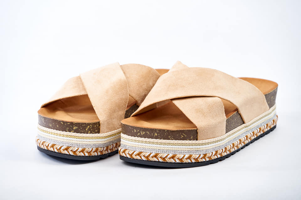 ​​​​​​​Sandales Croisées En Daim — photo 5