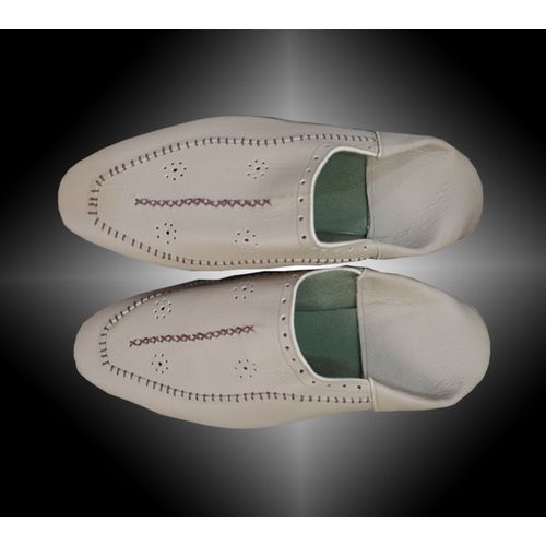 Babouches en cuir