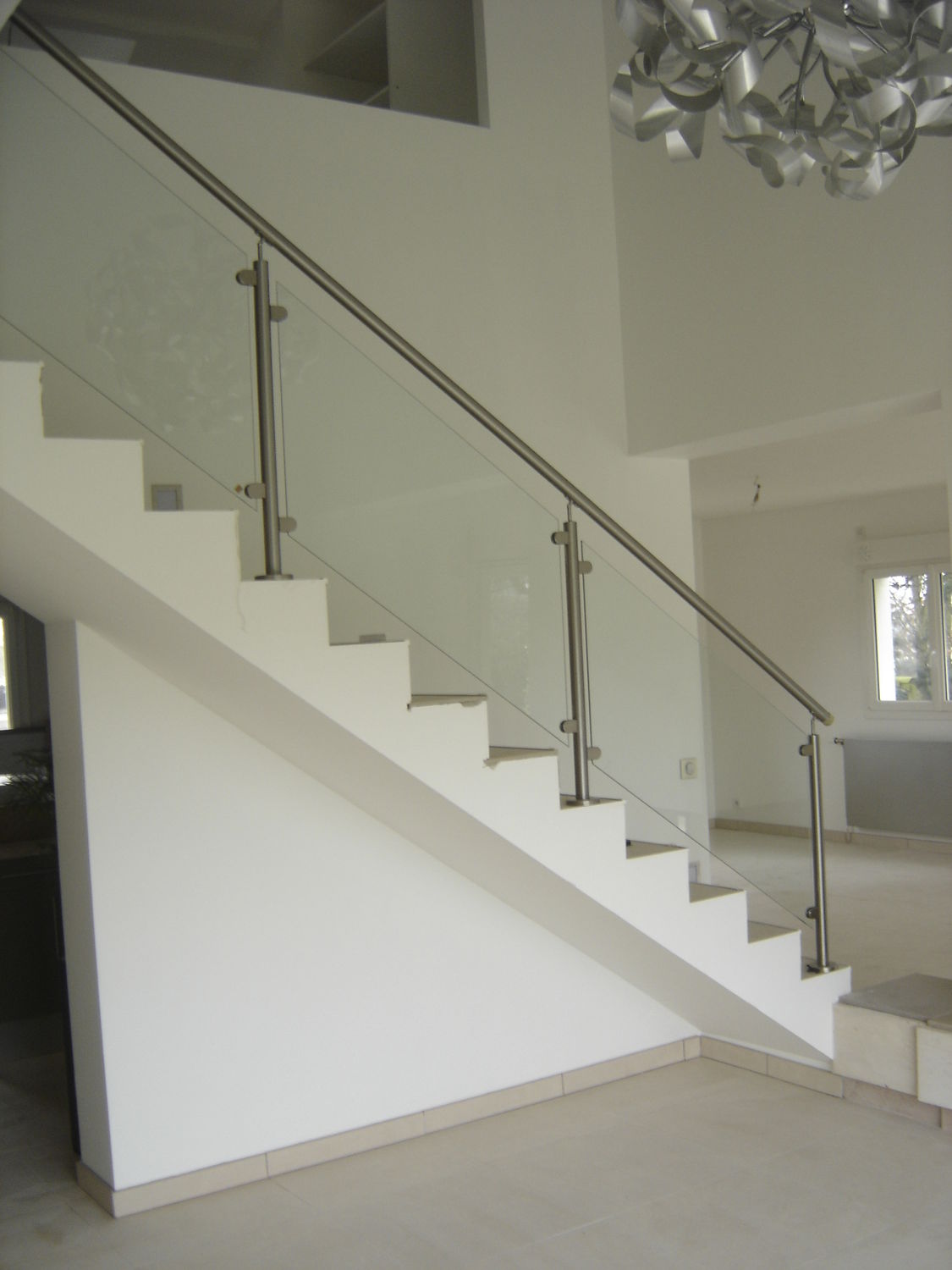 REMPE D'ESCALIER INOX VITREE  ABIDJAN — photo 3