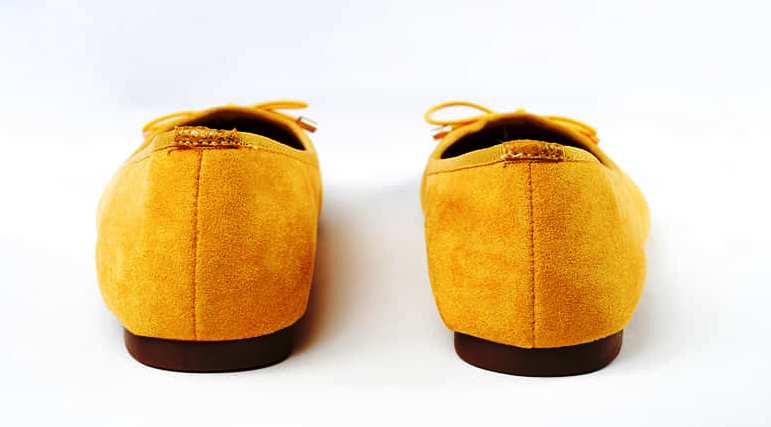 ​​​​​​​Ballerines Bout Reptile En Daim — photo 5