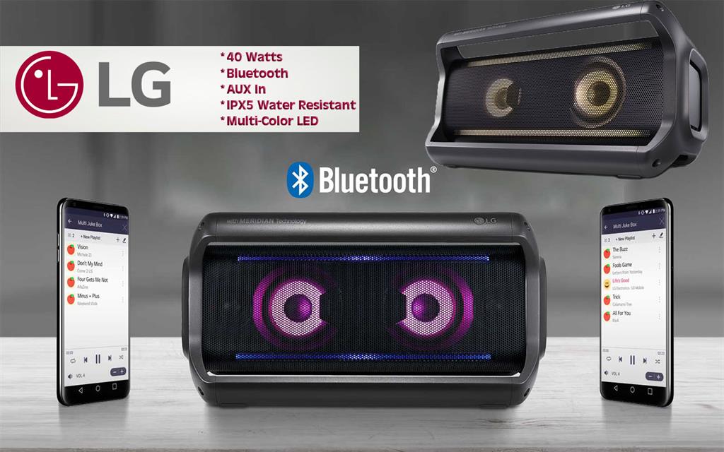 Enceinte Haut Parleur Bluetooth LG Xboom PK7 — photo 3
