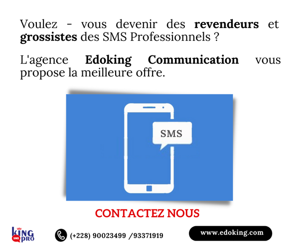 DEVENEZ REVENDEUR DES SMS PROFESSIONNELS