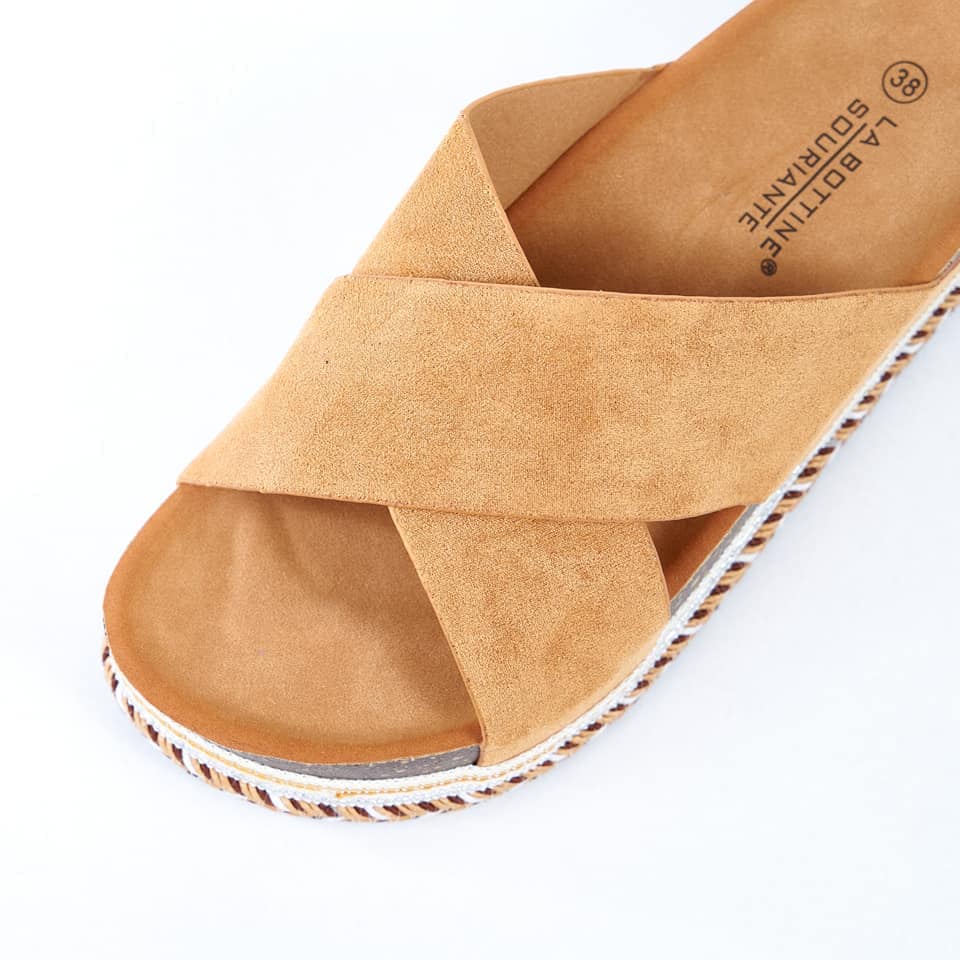 ​​​​​​​Sandales Croisées En Daim — photo 14