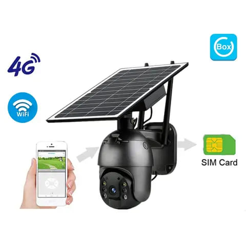 Caméra De Surveillance Solaire