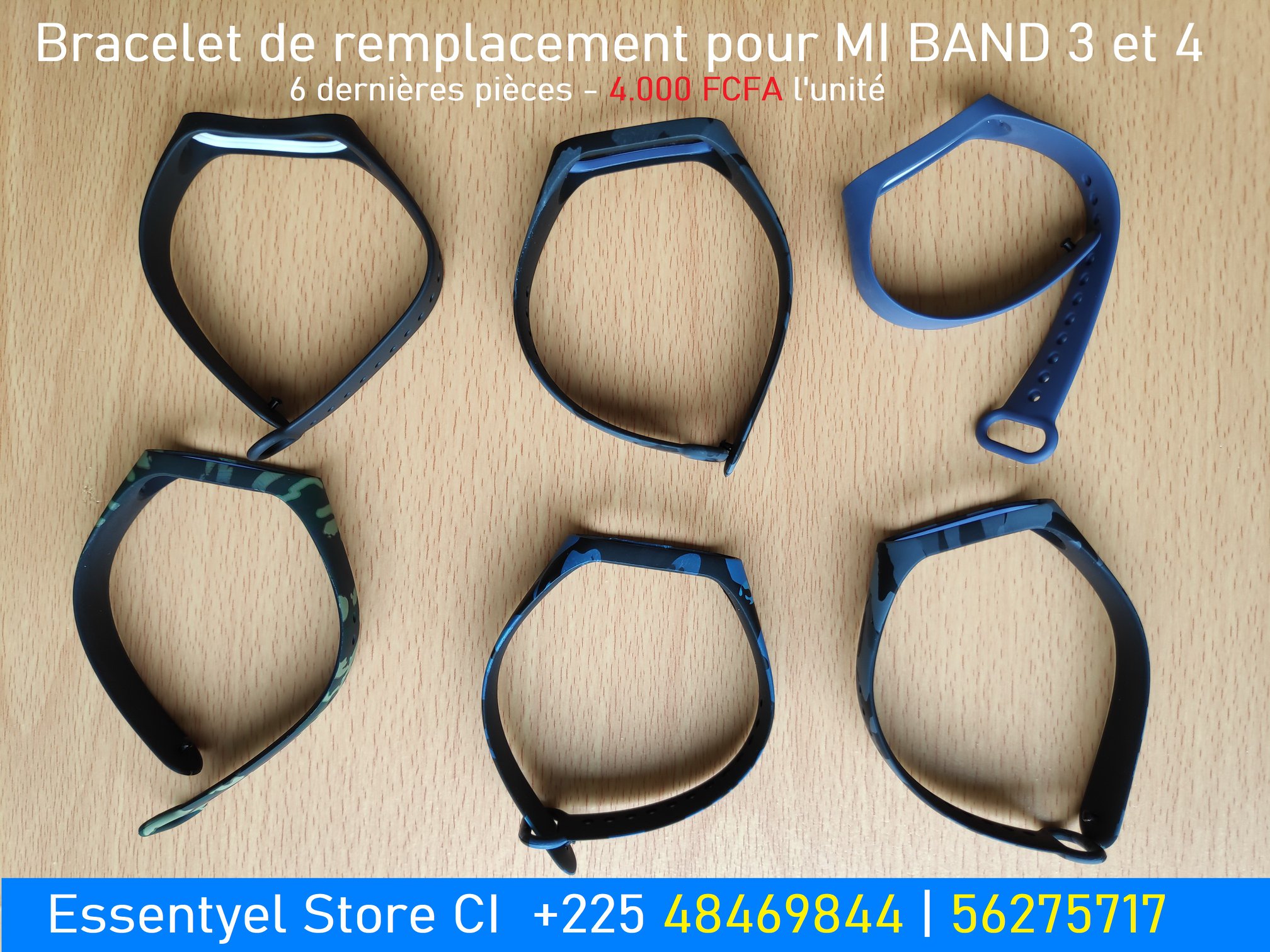 Bracelet de Remplacement pour MI BAND 3 et 4