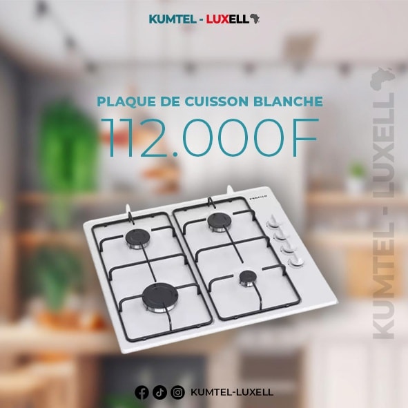 four autoportant gris , hotte de cuisinière — photo 3