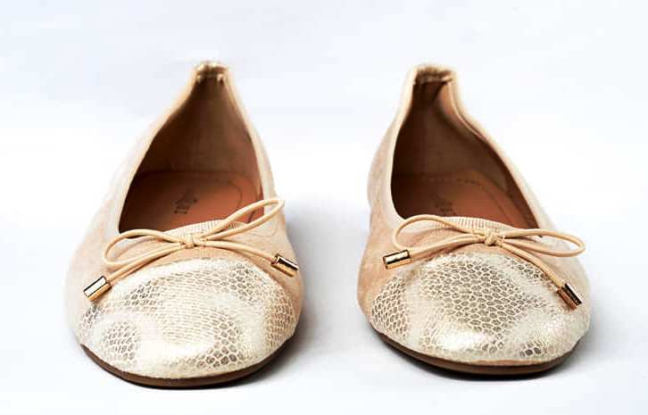 ​​​​​​​Ballerines Bout Reptile En Daim — photo 10