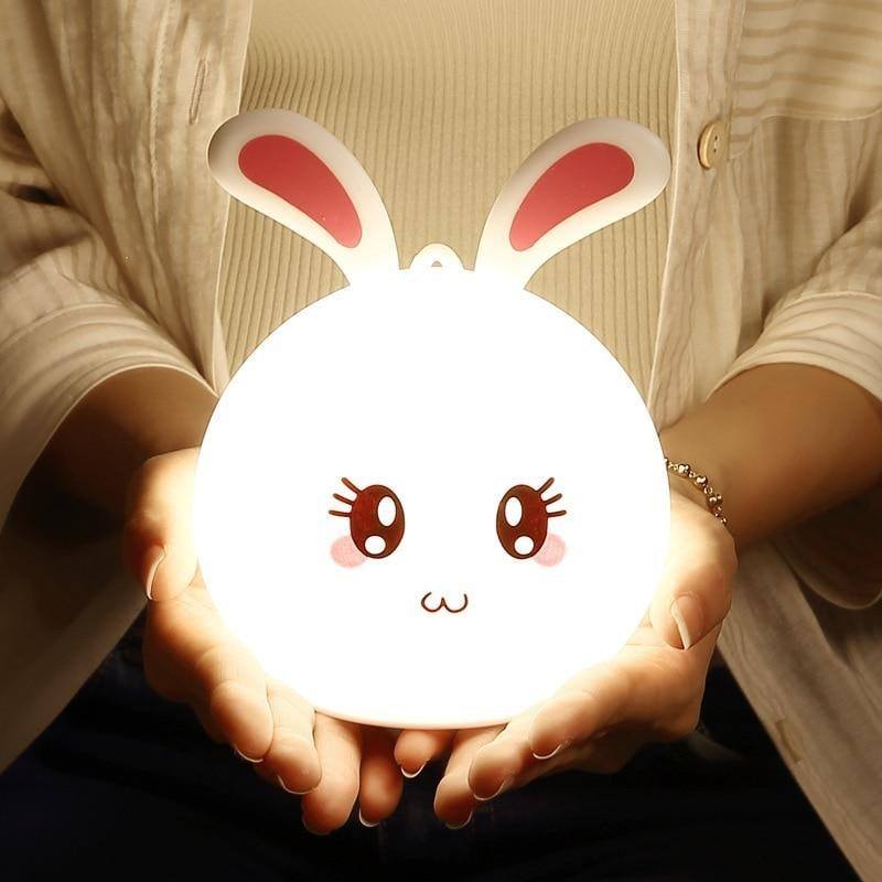 Veilleuse Lapin Multicolores