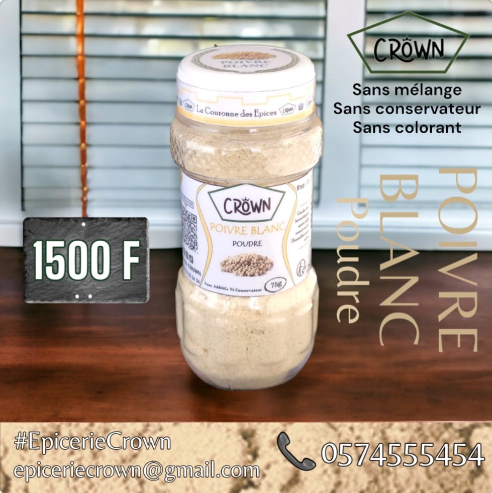 POIVRE BLANC GRAIN ET POUDRE