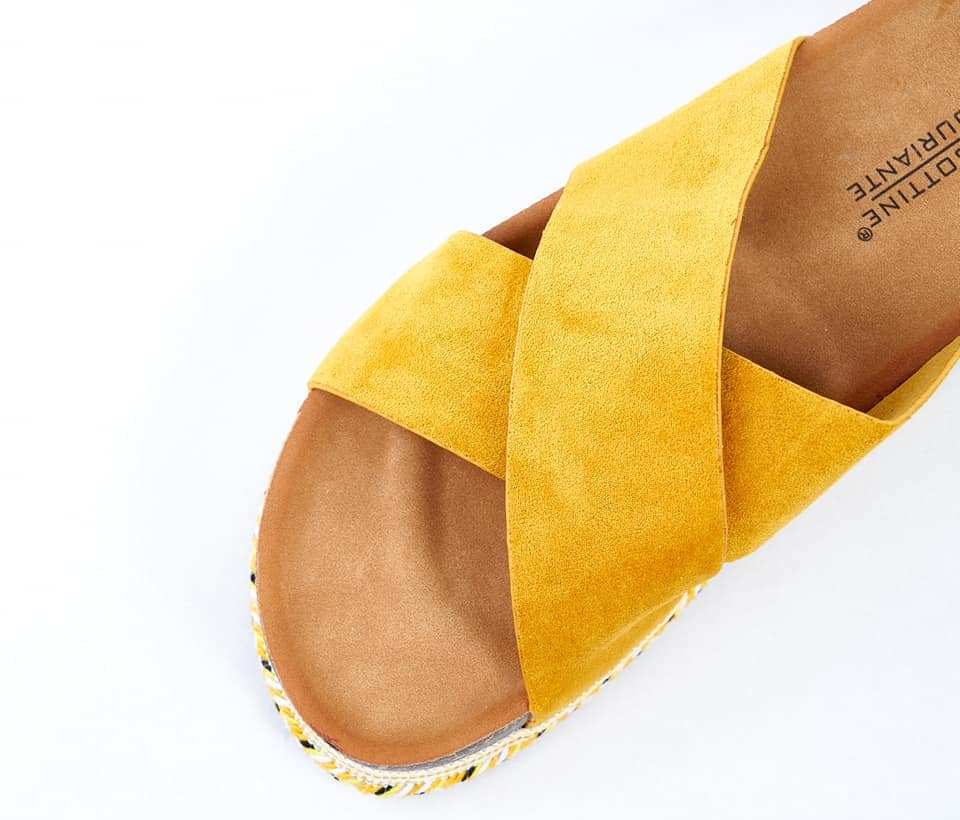 ​​​​​​​Sandales Croisées En Daim — photo 2