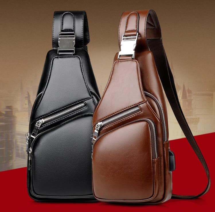 Sac en Bandoulière - Cuir — photo 4