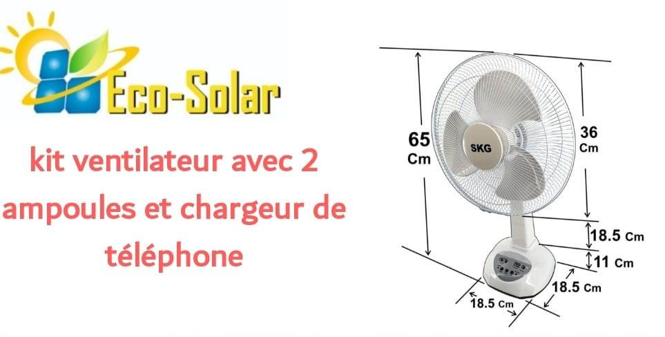 Kit de Ventilateur 12" Avec Un Panneau Solaire — photo 4