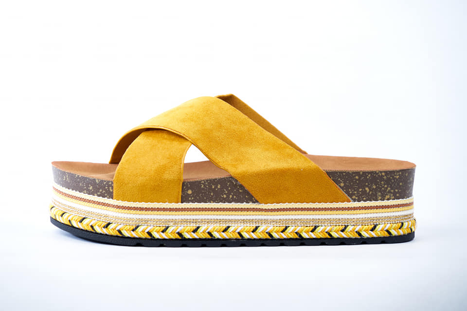 ​​​​​​​Sandales Croisées En Daim — photo 3