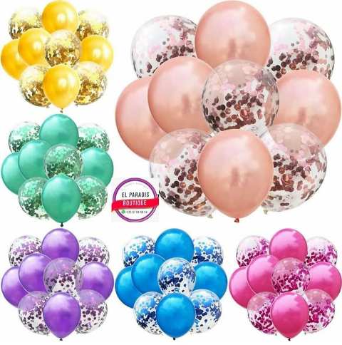 Ballons Chromés et Ordinaires