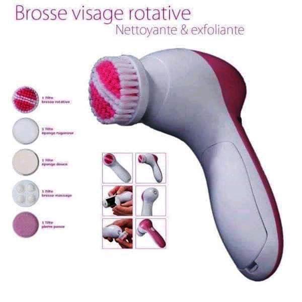 Brosse Electrique Pour Soin de Visage 5 en 1