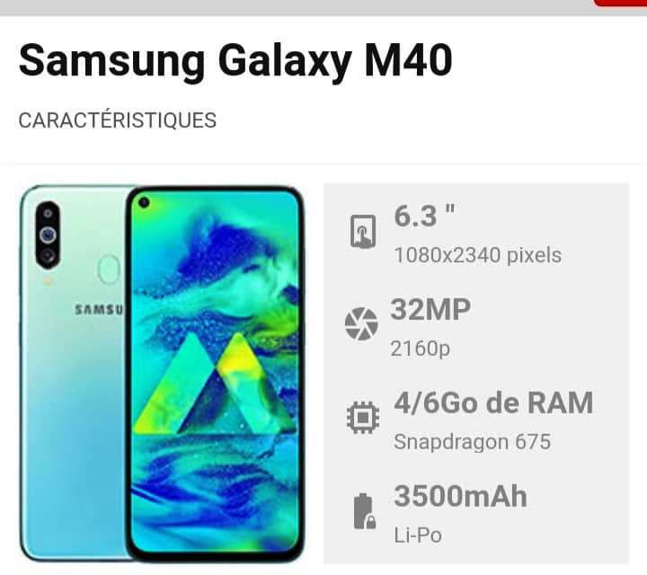 Samsung Galaxy M40