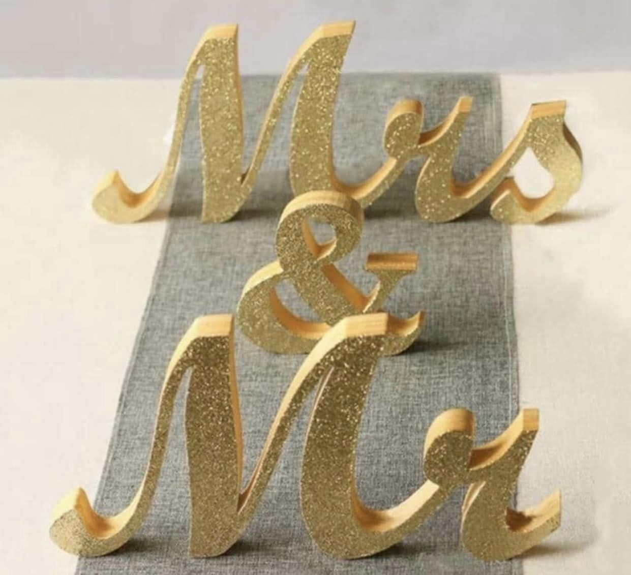 Lettres De Décoration Mr & Mrs