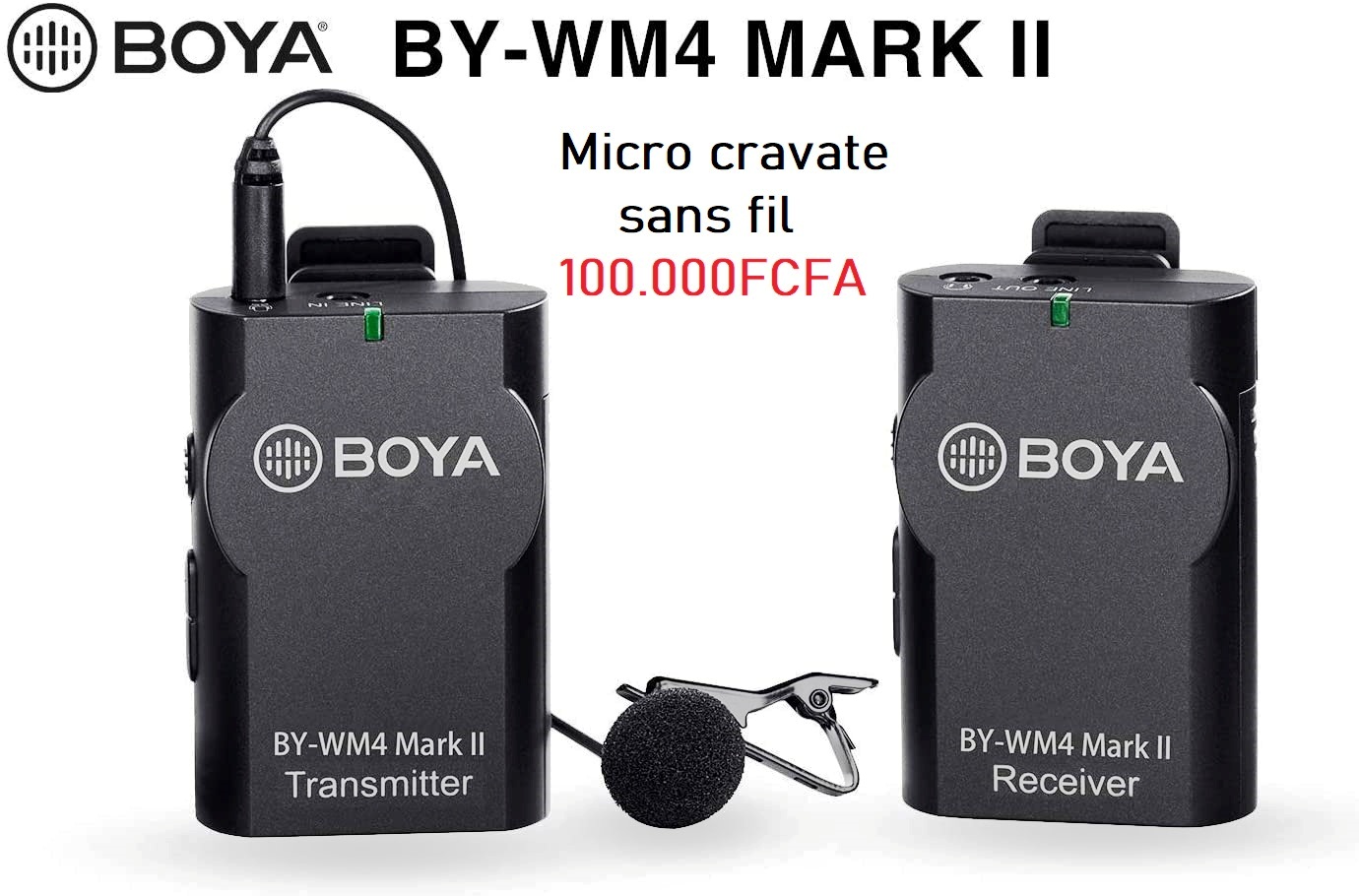 Mico Cravate BOYA Sans Fil