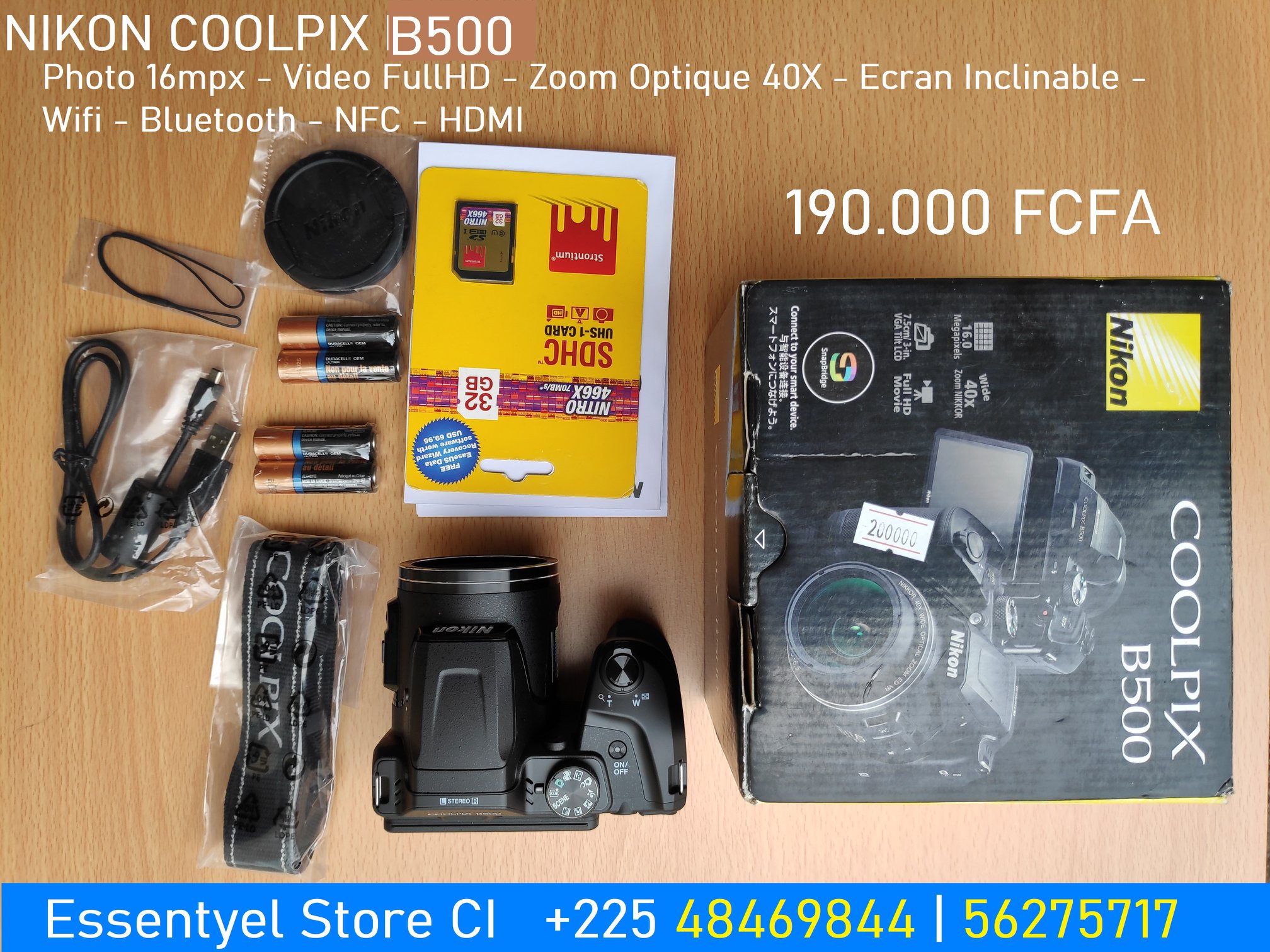 Appareil Photo Numérique NIKON COOLPIX B500