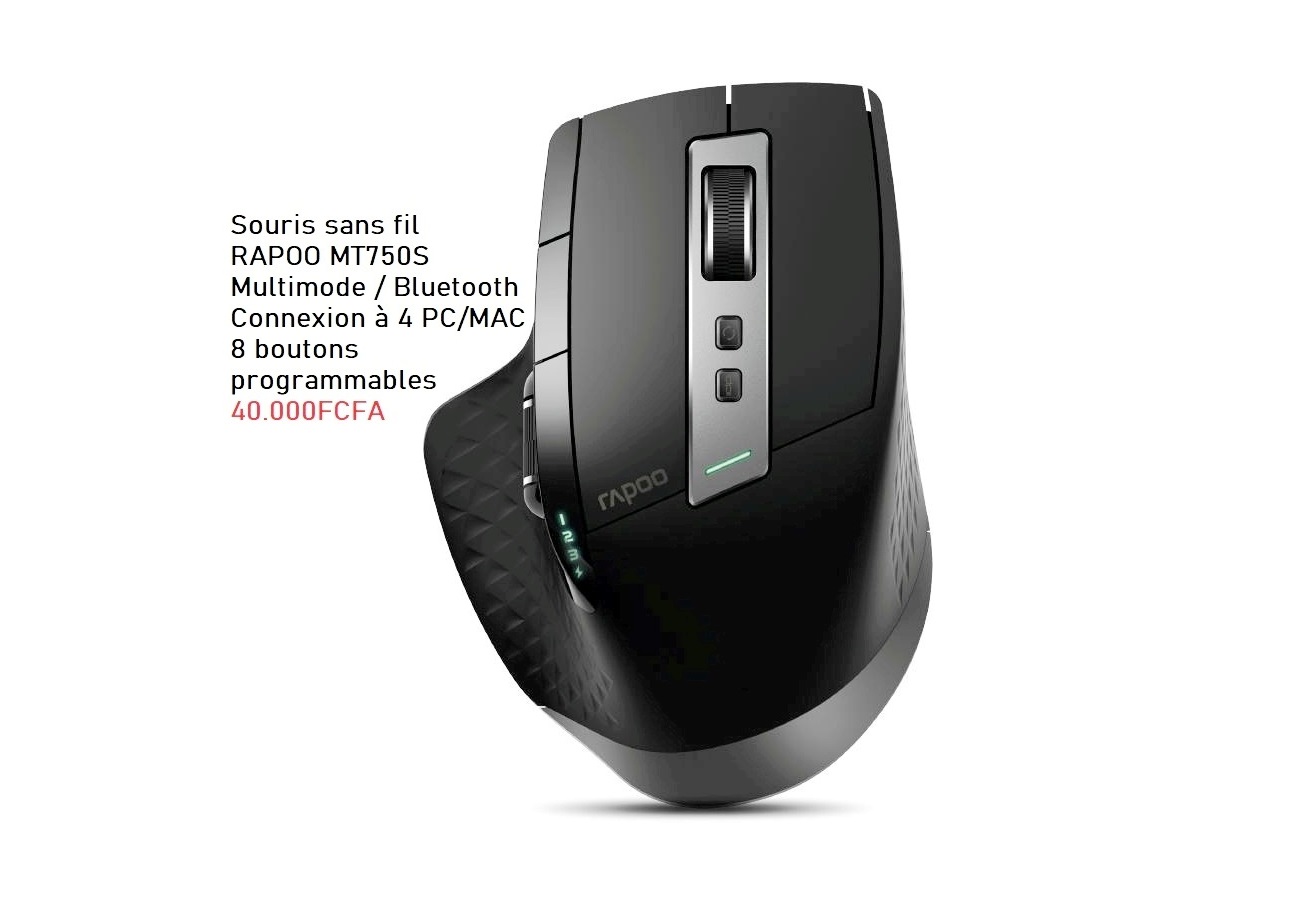 Souris Avec Fil USB – Rapoo MT750S