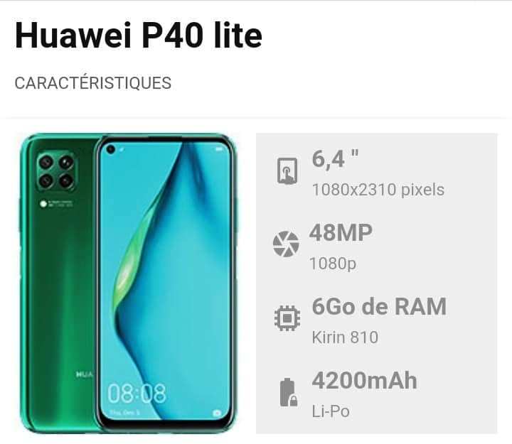 Huawei P40 Lite