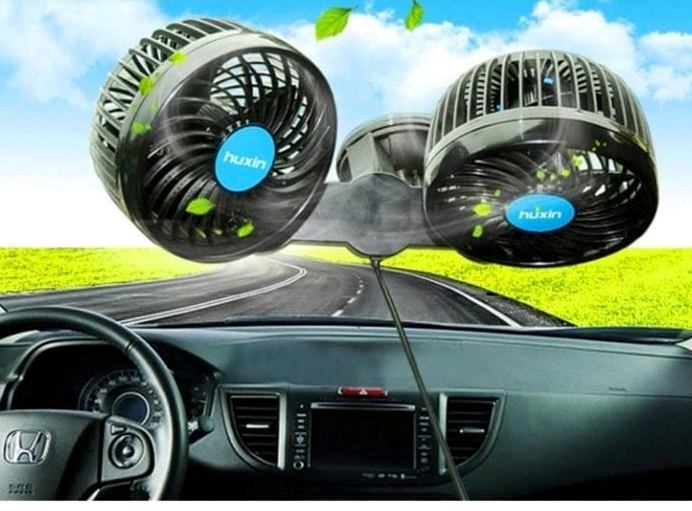 Ventilateur de Refroidissement à Double Tête de Voiture 12V — photo 4