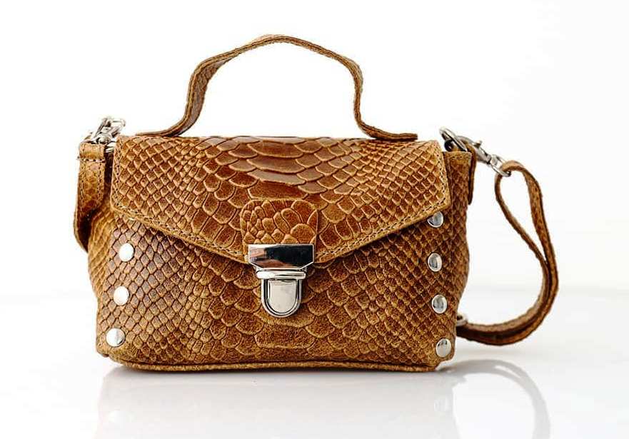 Mini Sac Croco Cartable — photo 11
