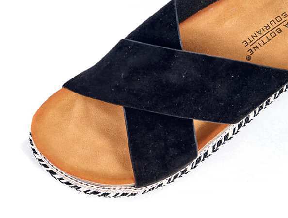 ​​​​​​​Sandales Croisées En Daim — photo 10