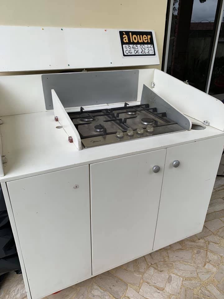 Charette pour restauration anbulante