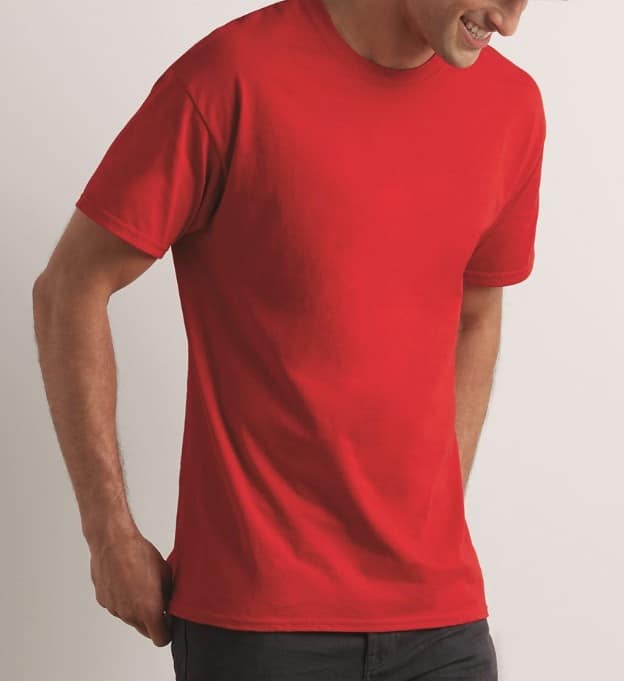 T-shirt vierge a col rond importé — photo 2
