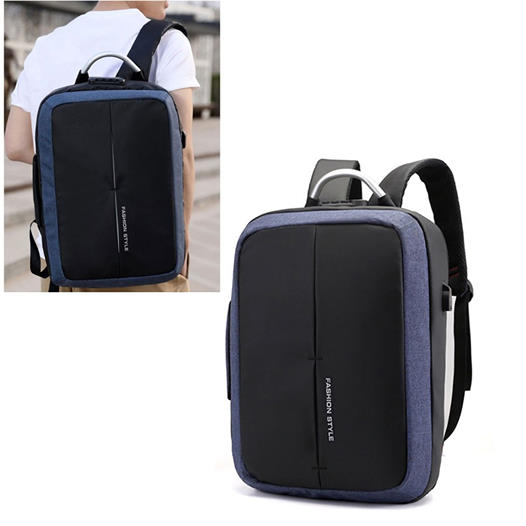 Sac A Dos Fashion Style Bleu — photo 2