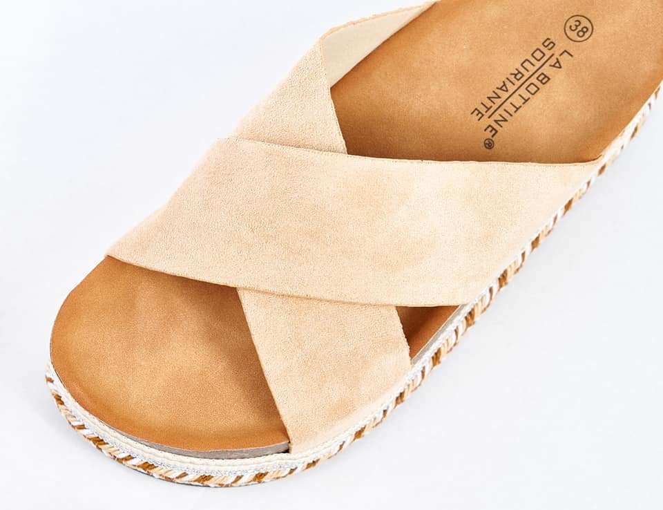 ​​​​​​​Sandales Croisées En Daim — photo 6