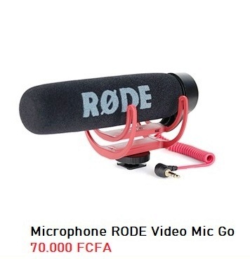Microphone Rode Vidéo Mic Go