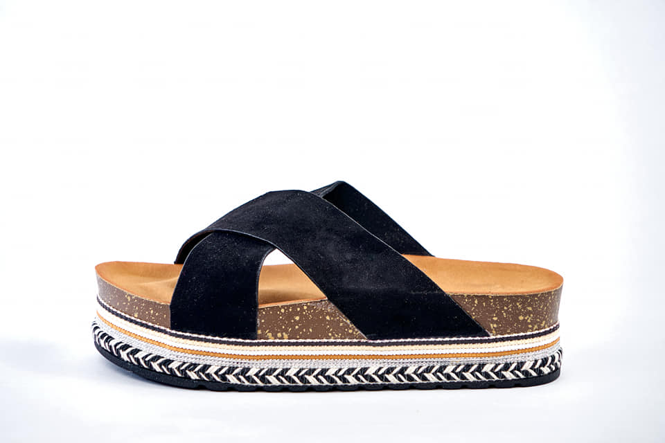 ​​​​​​​Sandales Croisées En Daim — photo 11