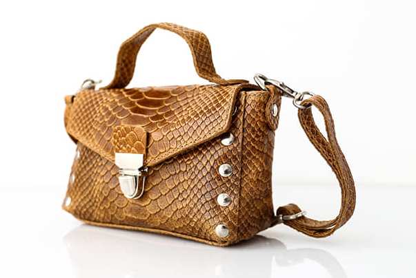 Mini Sac Croco Cartable — photo 12