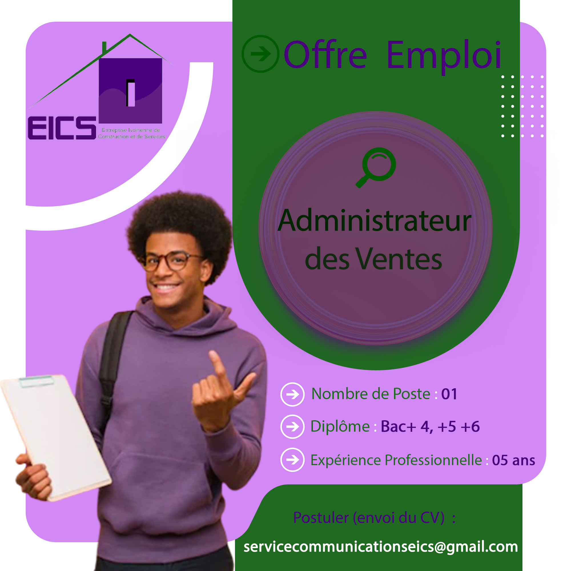 ADMINISTRATEUR DES VENTES