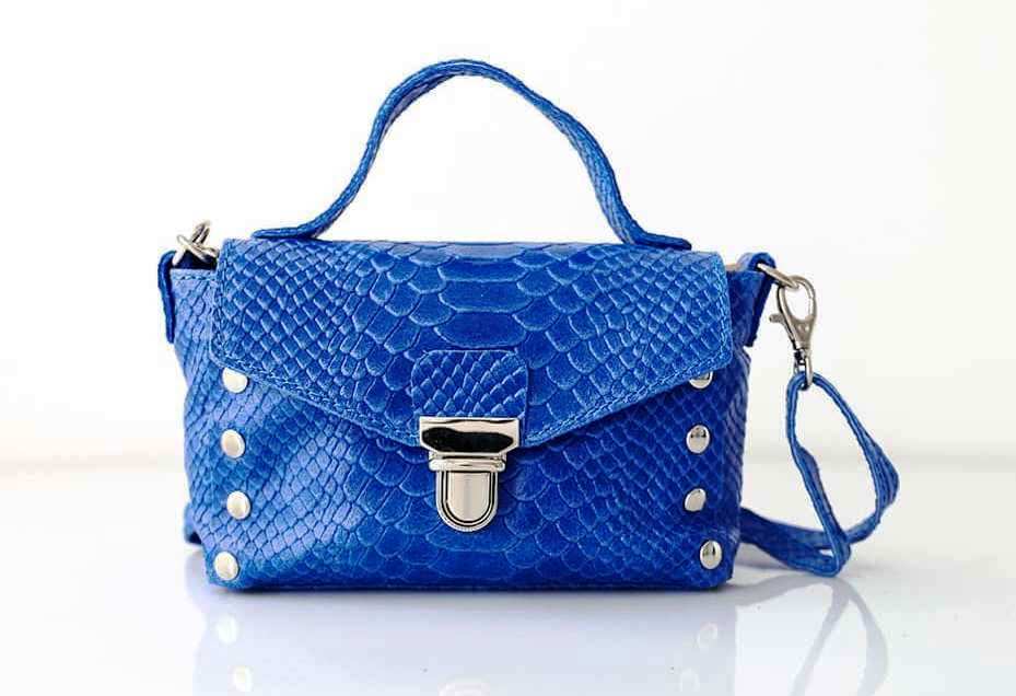 Mini Sac Croco Cartable — photo 3