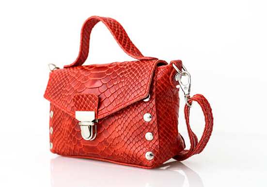 Mini Sac Croco Cartable — photo 2
