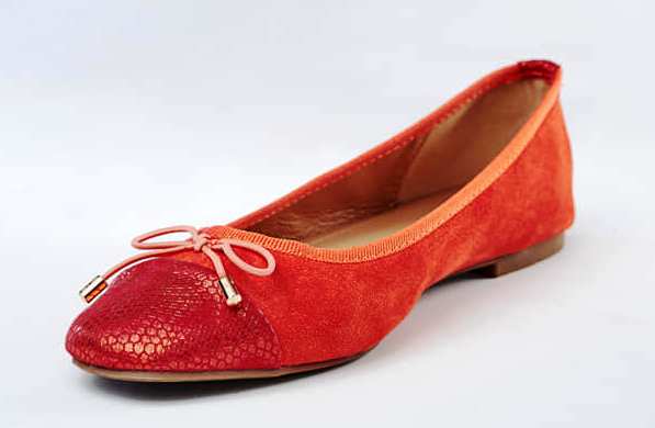 ​​​​​​​Ballerines Bout Reptile En Daim — photo 19