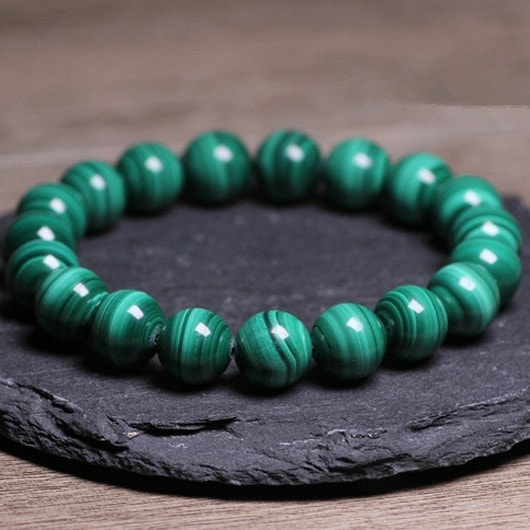 Bracelet en  Pierres Malachite — photo 2