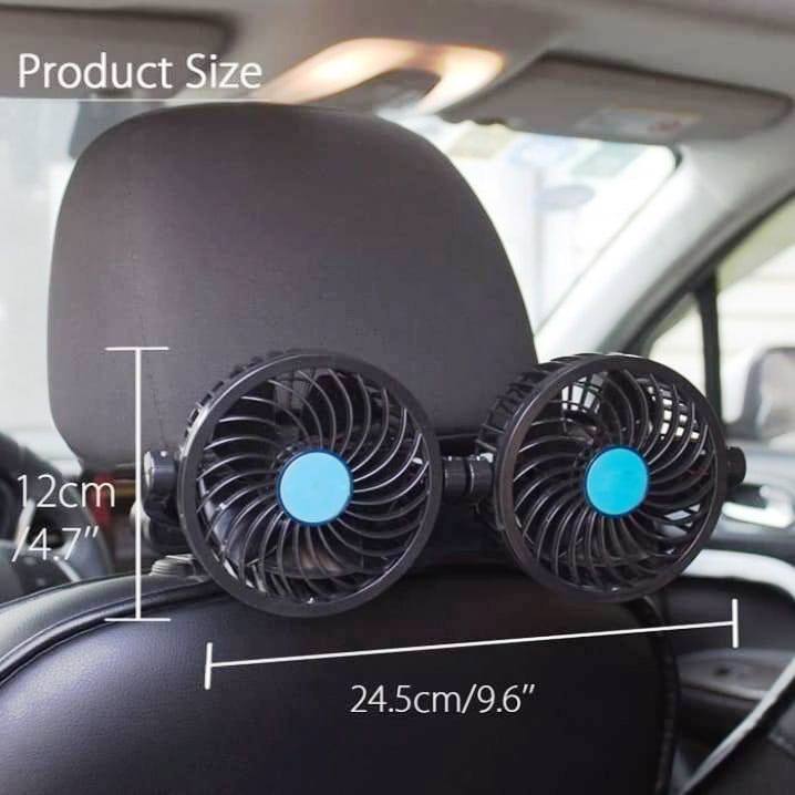 Ventilateur de Refroidissement à Double Tête de Voiture 12V — photo 8