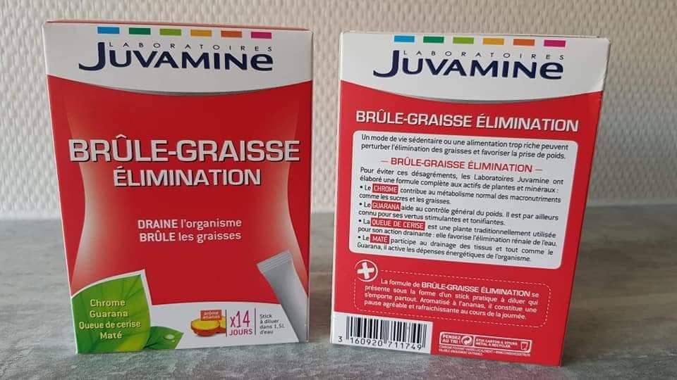 BRÛLE GRAISSE ELIMINATION DE JUVAMINE