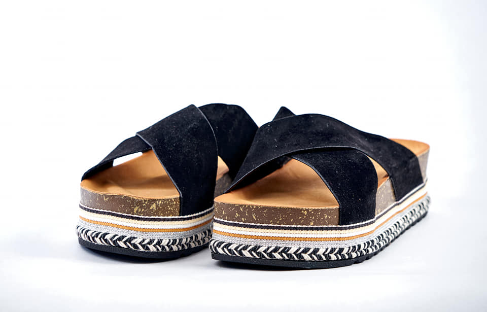 ​​​​​​​Sandales Croisées En Daim — photo 9