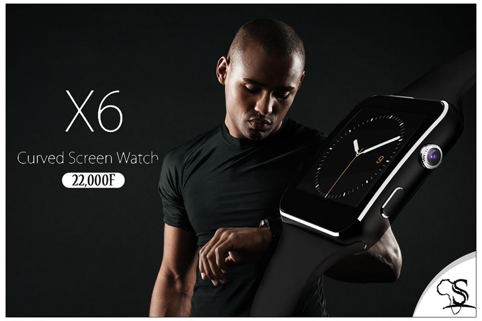 Montre Connectée, Bluetooth Smart Watch (X6-Noir)