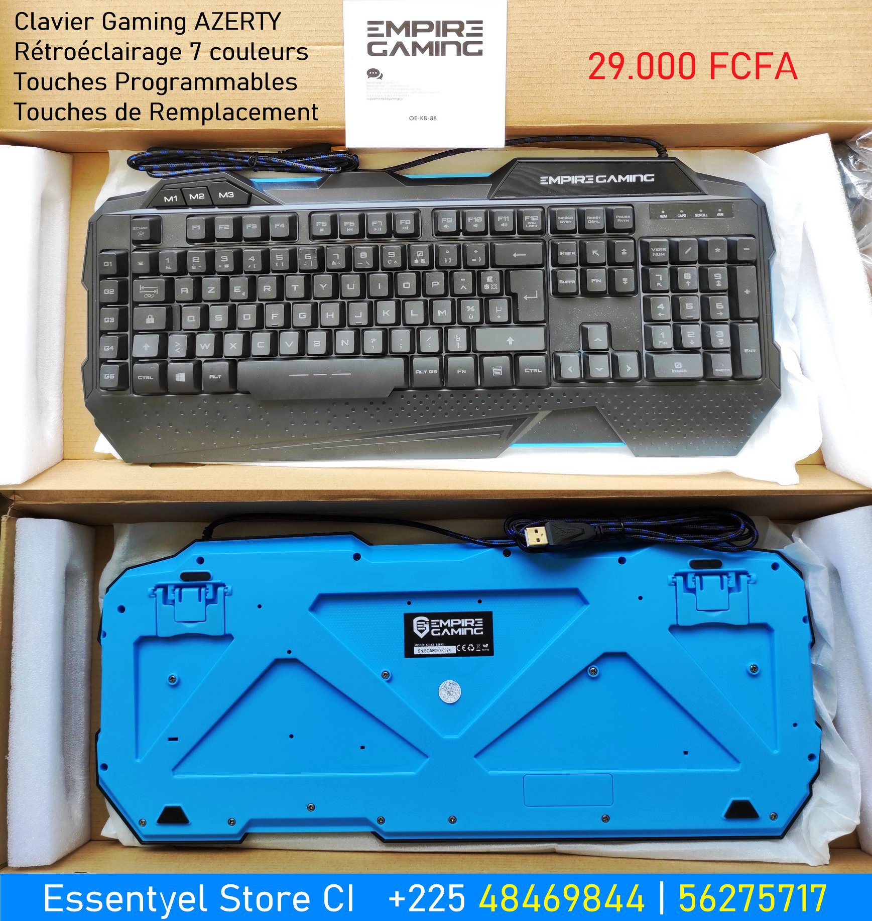 Clavier Gaming AZERTY
