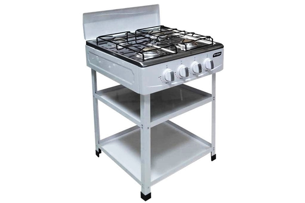 Cuisinière à Gaz Avec Etagère 4 Feux STC-507